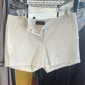 J Crew chino shorts, white size 8